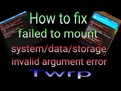 Tutorial atasi masalah Failed To Mount System (Invalid Argument) pada Elephone M3 via TWRP
