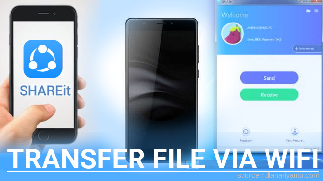 Tutorial Transfer File via Wifi di Elephone C1 Max Menggunakan ShareIt Versi Baru