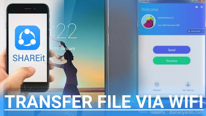 Cara Mudah Transfer File via Wifi di Elephone M3 Menggunakan ShareIt Versi Baru