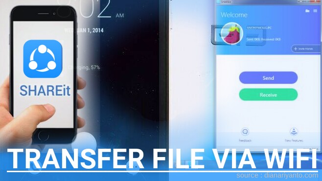 Cara Mudah Transfer File via Wifi di Elephone P3000s Menggunakan ShareIt Terbaru