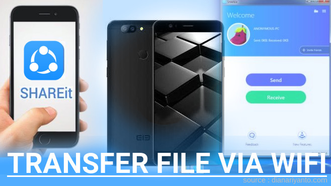 Mudahnya Transfer File via Wifi di Elephone P8 mini Menggunakan ShareIt Terbaru