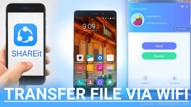Cara Mudah Transfer File via Wifi di Elephone P9000 Menggunakan ShareIt Terbaru
