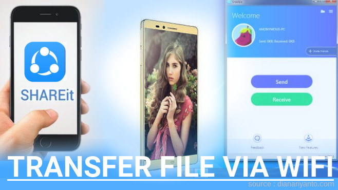 Mengenal Transfer File via Wifi di Elephone Vowney Menggunakan ShareIt Versi Baru