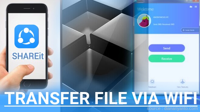 Tutorial Transfer File via Wifi di Elephone Z1 Menggunakan ShareIt Versi Baru