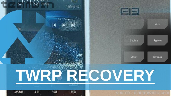 TWRP Recovery Elephone M2 Tanpa Komputer